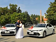 Наши счастливые молодожены и самый эффектный свадебный кортеж в Волгограде - ДАНКО-КОРТЕЖ! Престижные свадебные автомобили и яркие украшения для свадебных машин на любой вкус!