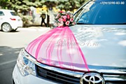 Розовый, фуксия, малиновый....огромный выбор украшений на свадебные авто, лучший выбор в Волгограде